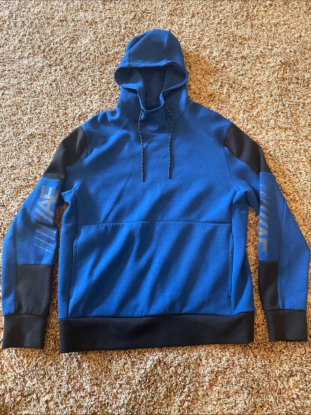 American Eagle Outfitters Blue and Black Hoodie Sweater - Picture 1 of 3